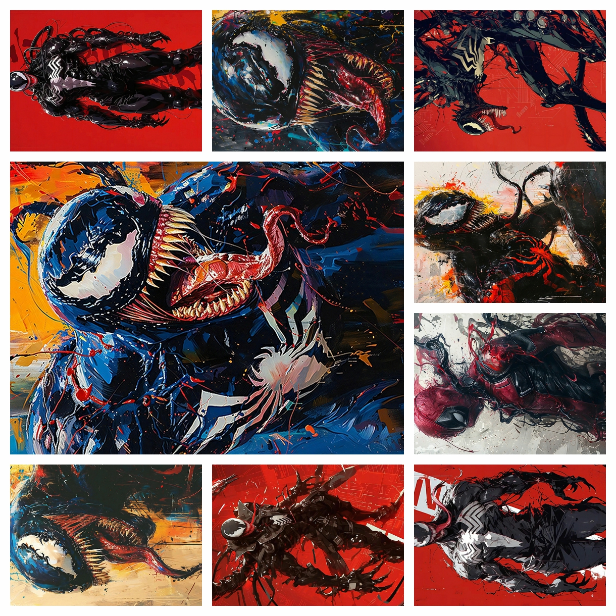 Anime Marvel venom spider-man  - Resin Craft Supplies 评论和价格