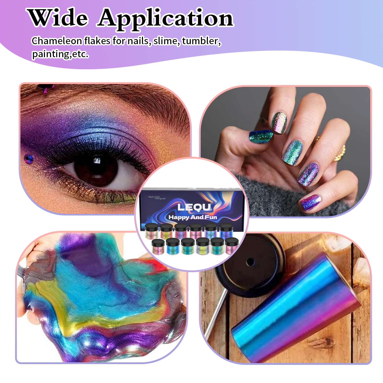 1 Set Chameleon Powder Nail Ch - Resin Glitter Pack 评论和价格