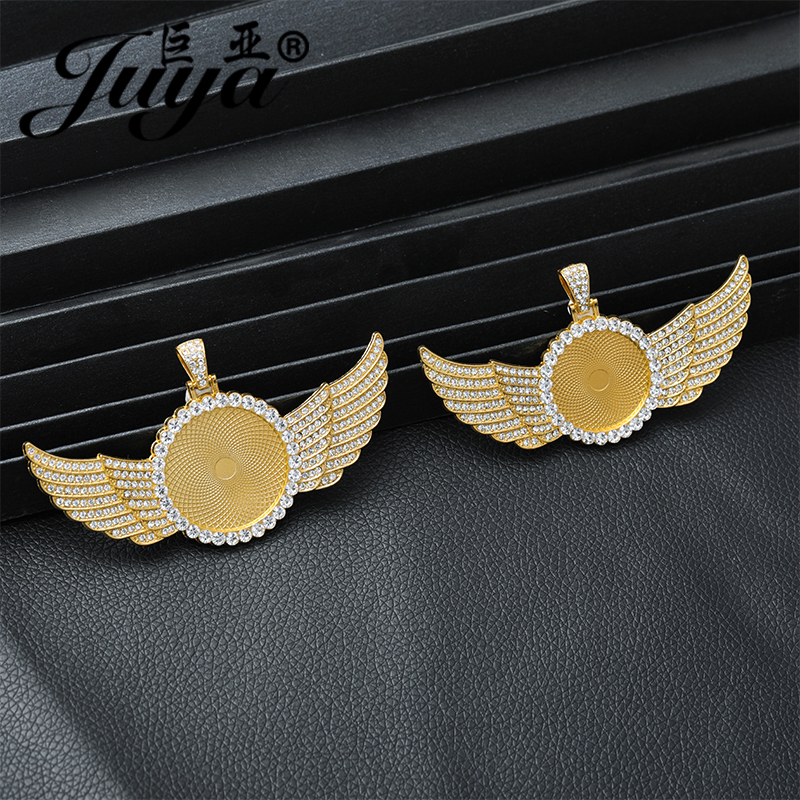 5PCS Blank Wings Pendant Setti - Bezels Set Pendant 评论和价格