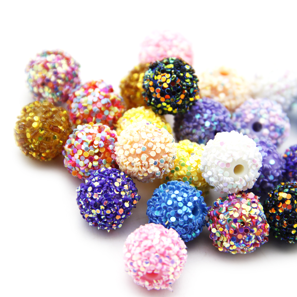 5pcs/pack Glitter Resin Beads, - Resin Glitter Pack 评论和价格