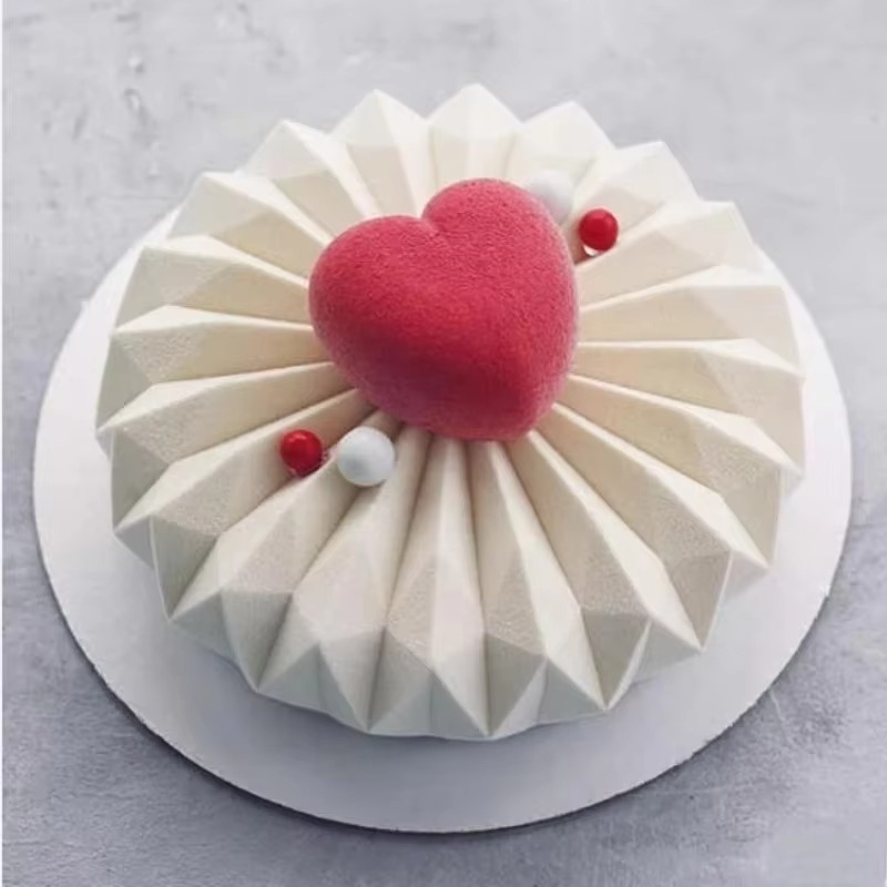 3D Round French Mousse Cake Si - Coaster Mold Round 评论和价格