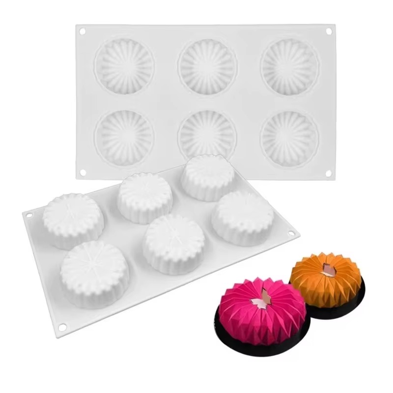 3D Round French Mousse Cake Si - Coaster Mold Round 评论和价格