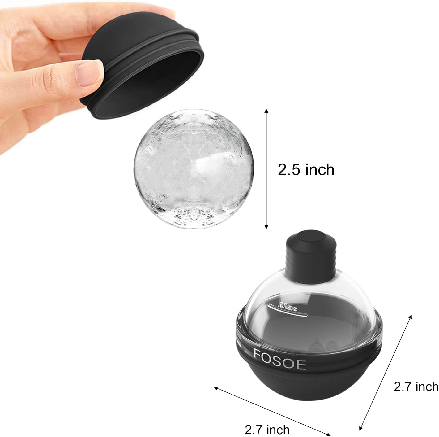 Silicone Ice Ball Molds for Wh - Coaster Mold Round 评论和价格