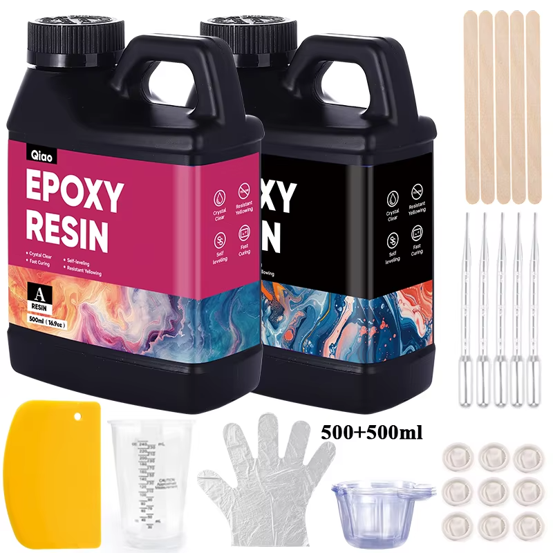500ml 1000ml Easy Mixing Epoxy - Epoxy Uv Resin Kit 评论和价格