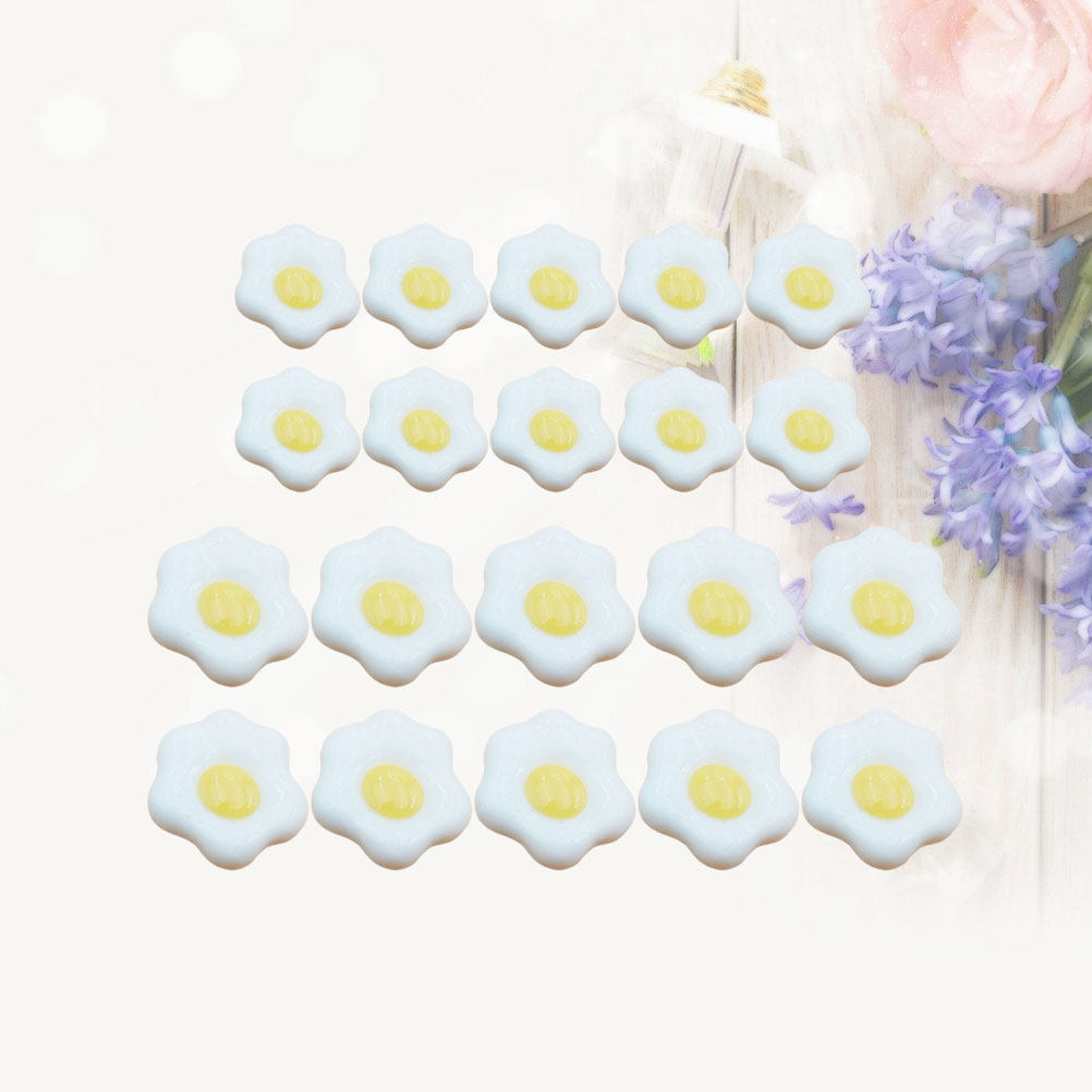 20Pcs Egg Resin DIY Craft Acce - Resin Craft Material 评论和价格