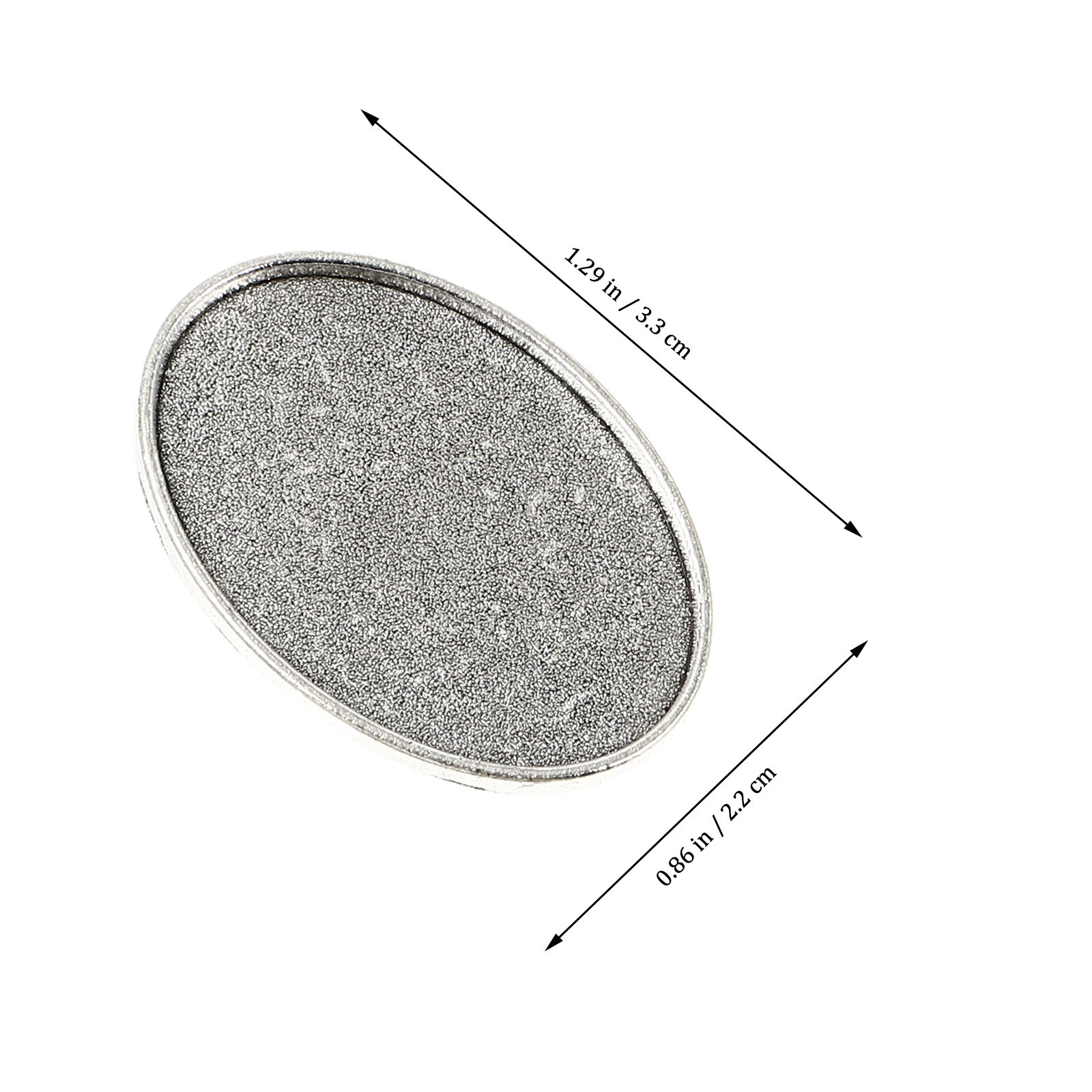 5Pcs 25Mm Elegant Alloy Brooch - Resin Crafts Diy 评论和价格