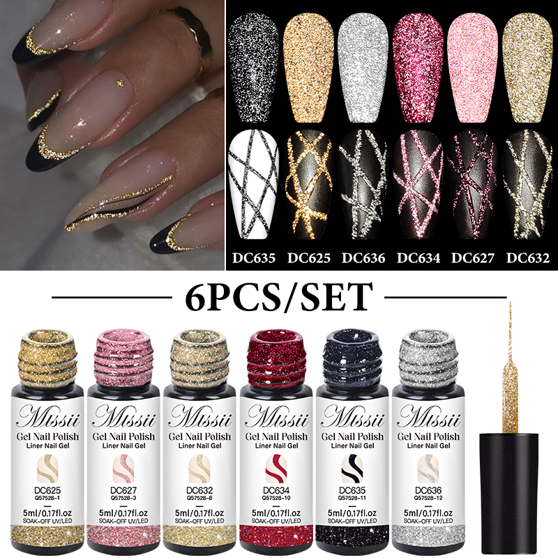 2/4/6pcs Reflective Glitter Li - Resin Glitter Pack 评论和价格