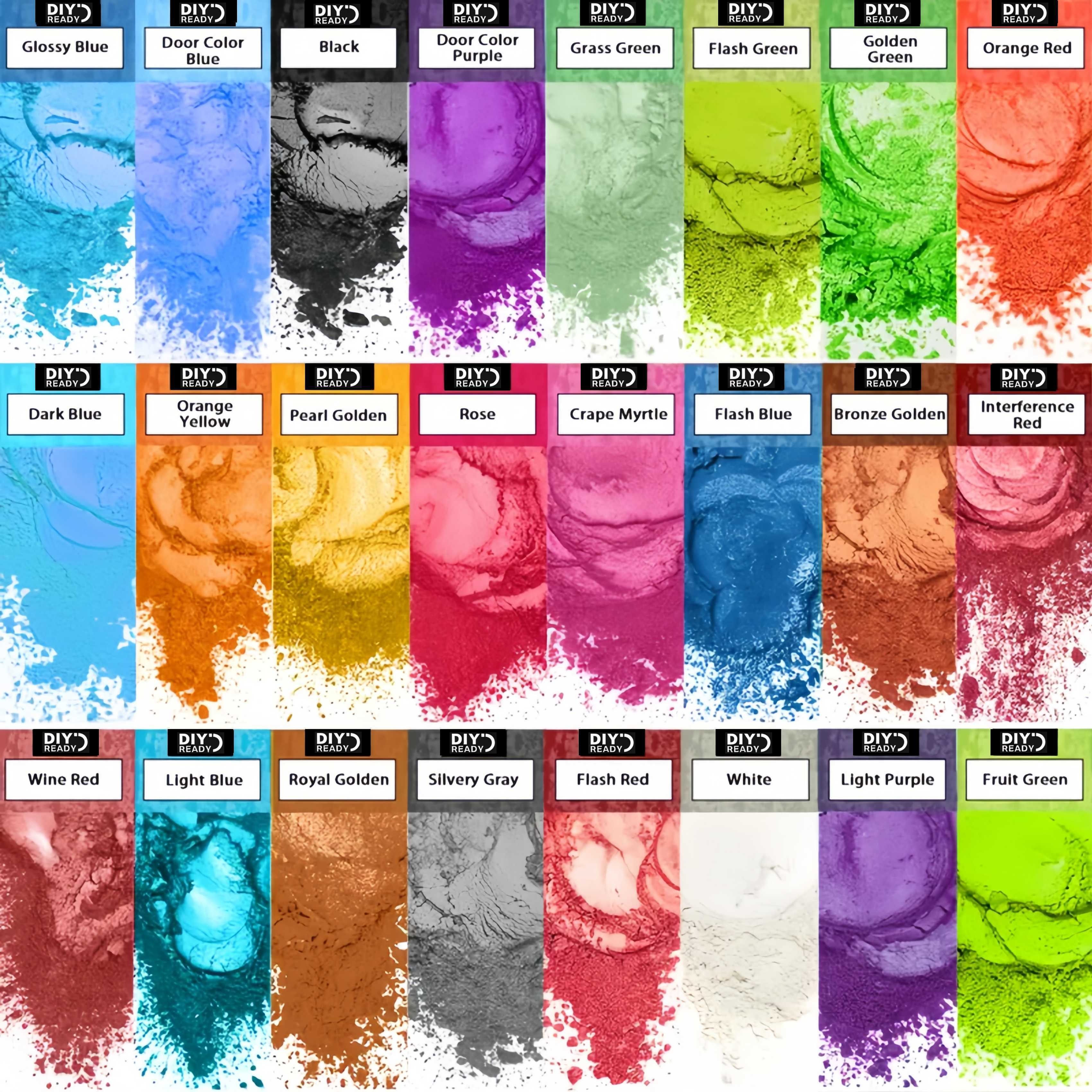 24 Colors/8 Colors 5g 0.18oz P - Resin Pigment Set 评论和价格