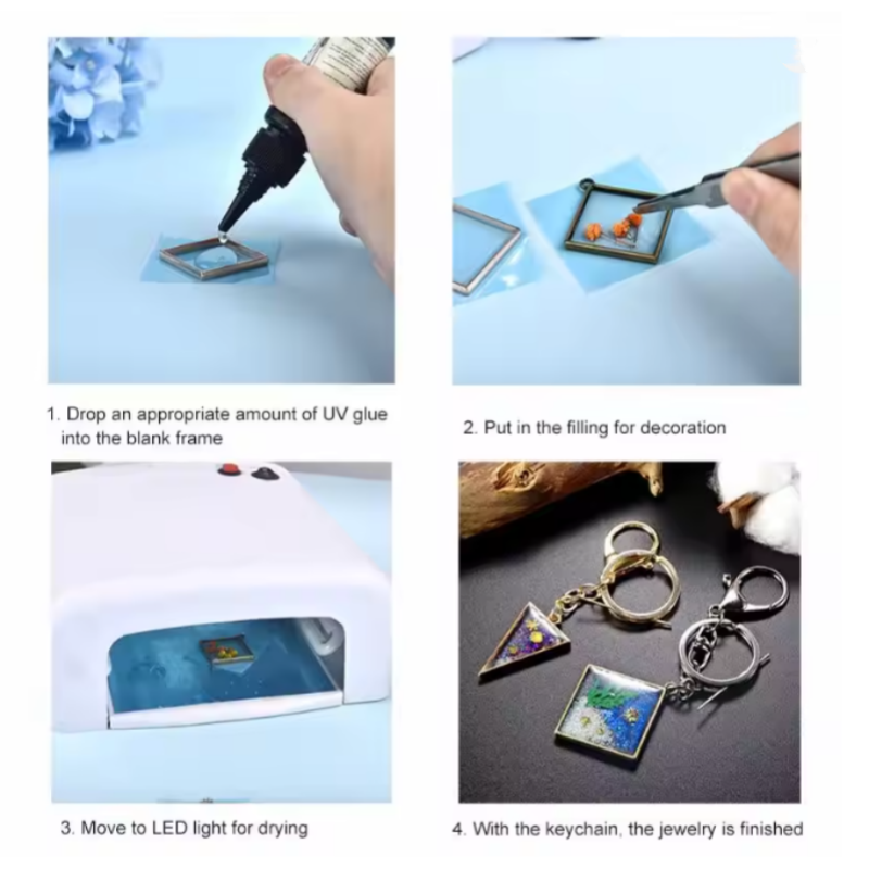 100g UV Resin Clear,Hard,Upgra - Epoxy Uv Resin Kit 评论和价格