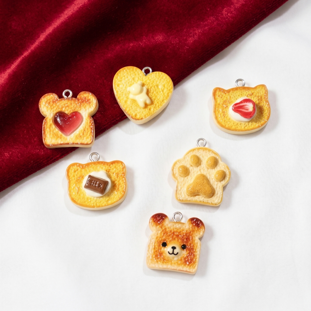 10pcs Resin Plastic Bread Pend - Resin Crafts Diy 评论和价格
