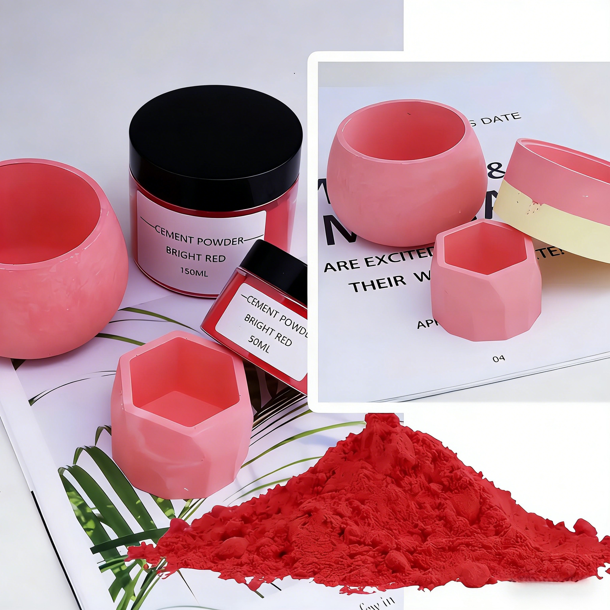 6-Color Gypsum Cement Pigment  - Resin Pigment Set 评论和价格
