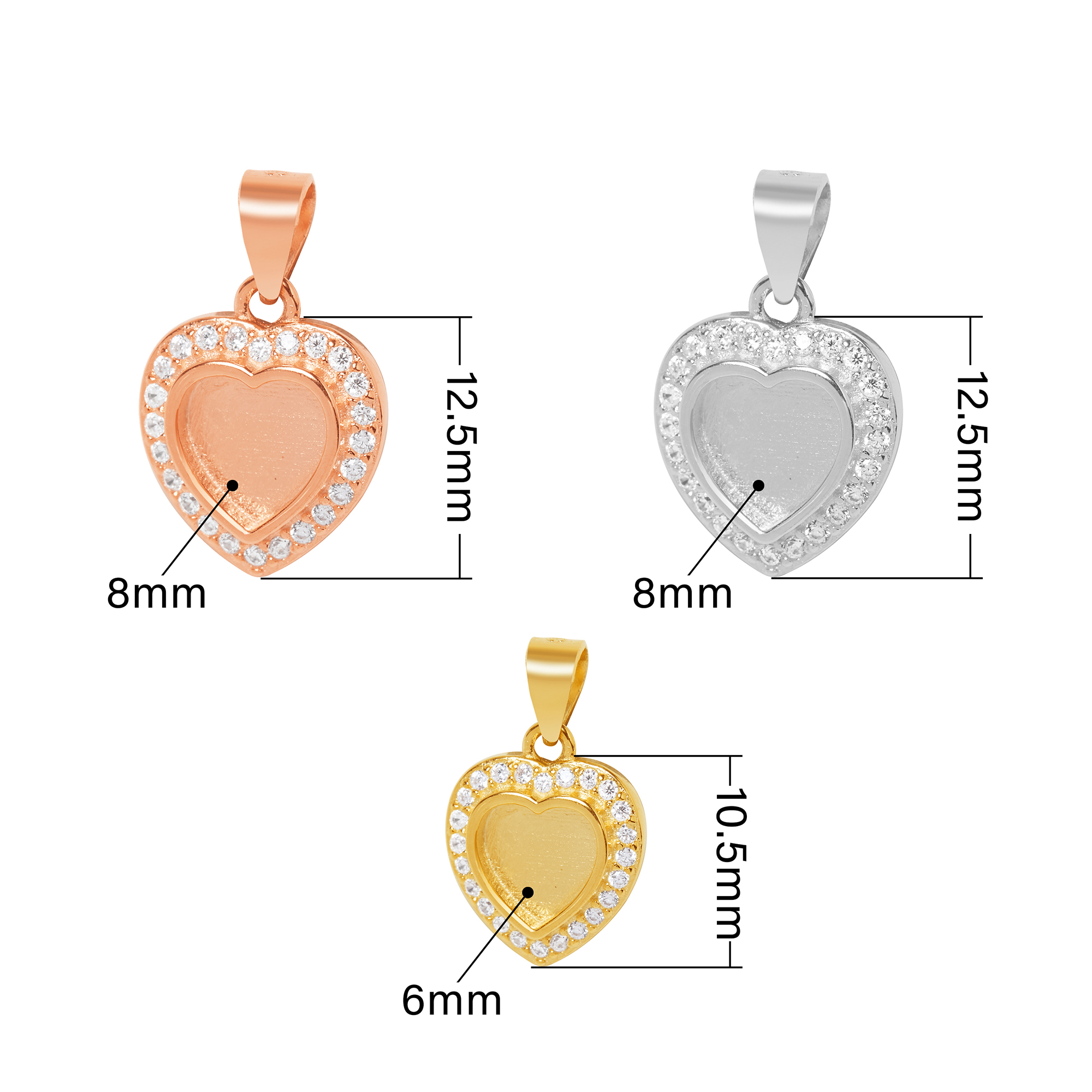 Keepsake Mother Milk Resin Hal - Bezels Set Pendant 评论和价格