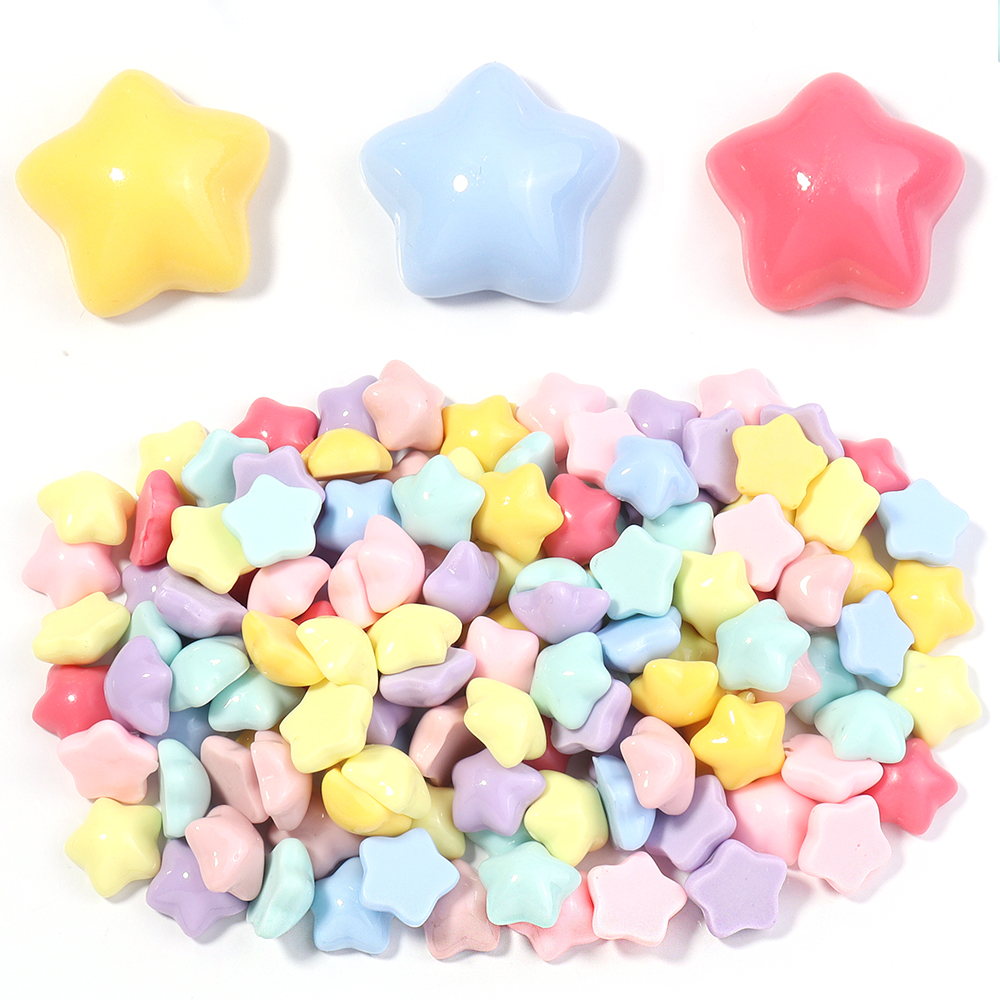 50pcs/lot 16mm Colorful Star R - Resin Crafts Diy 评论和价格