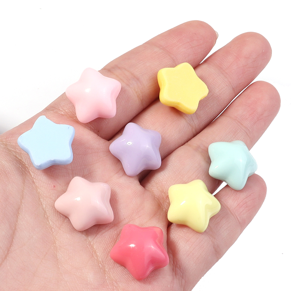 50pcs/lot 16mm Colorful Star R - Resin Crafts Diy 评论和价格
