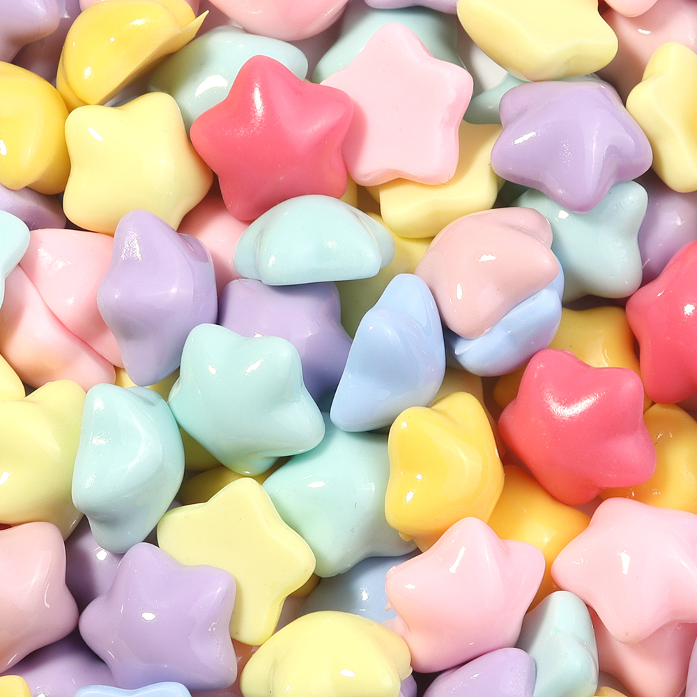 50pcs/lot 16mm Colorful Star R - Resin Crafts Diy 评论和价格