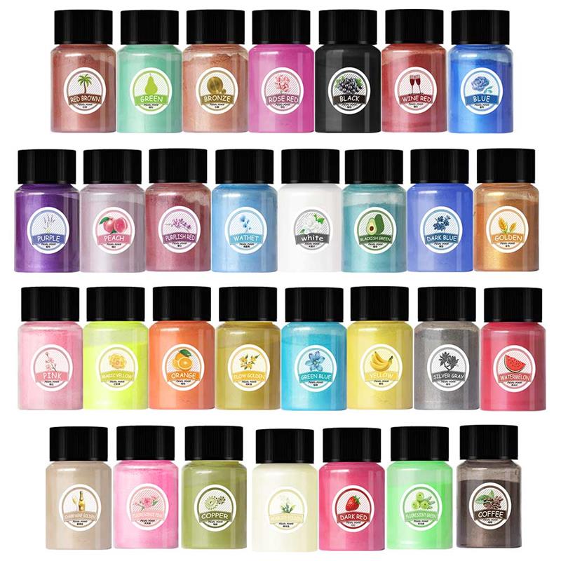 10g Pearlescent Powder Resin P - Resin Pigment Set 评论和价格