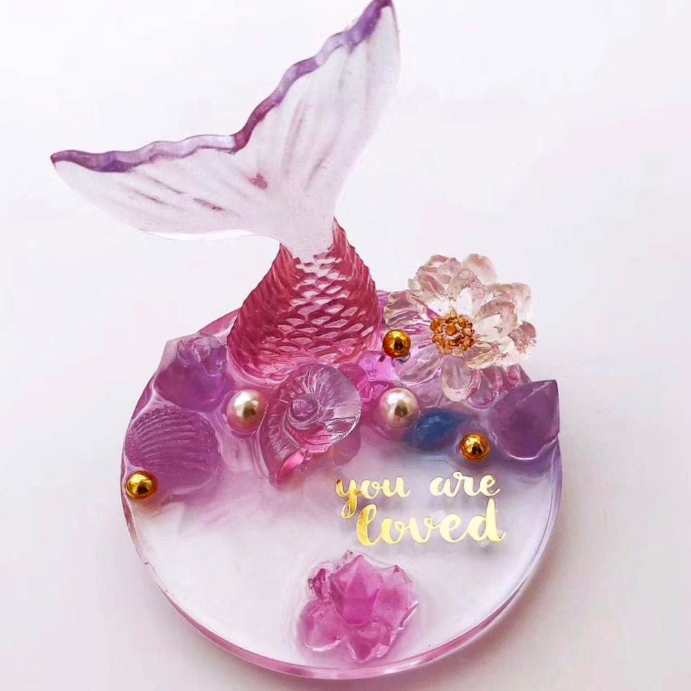 Handmade Pendant Agate Fluid A - Coaster Mold Round 评论和价格