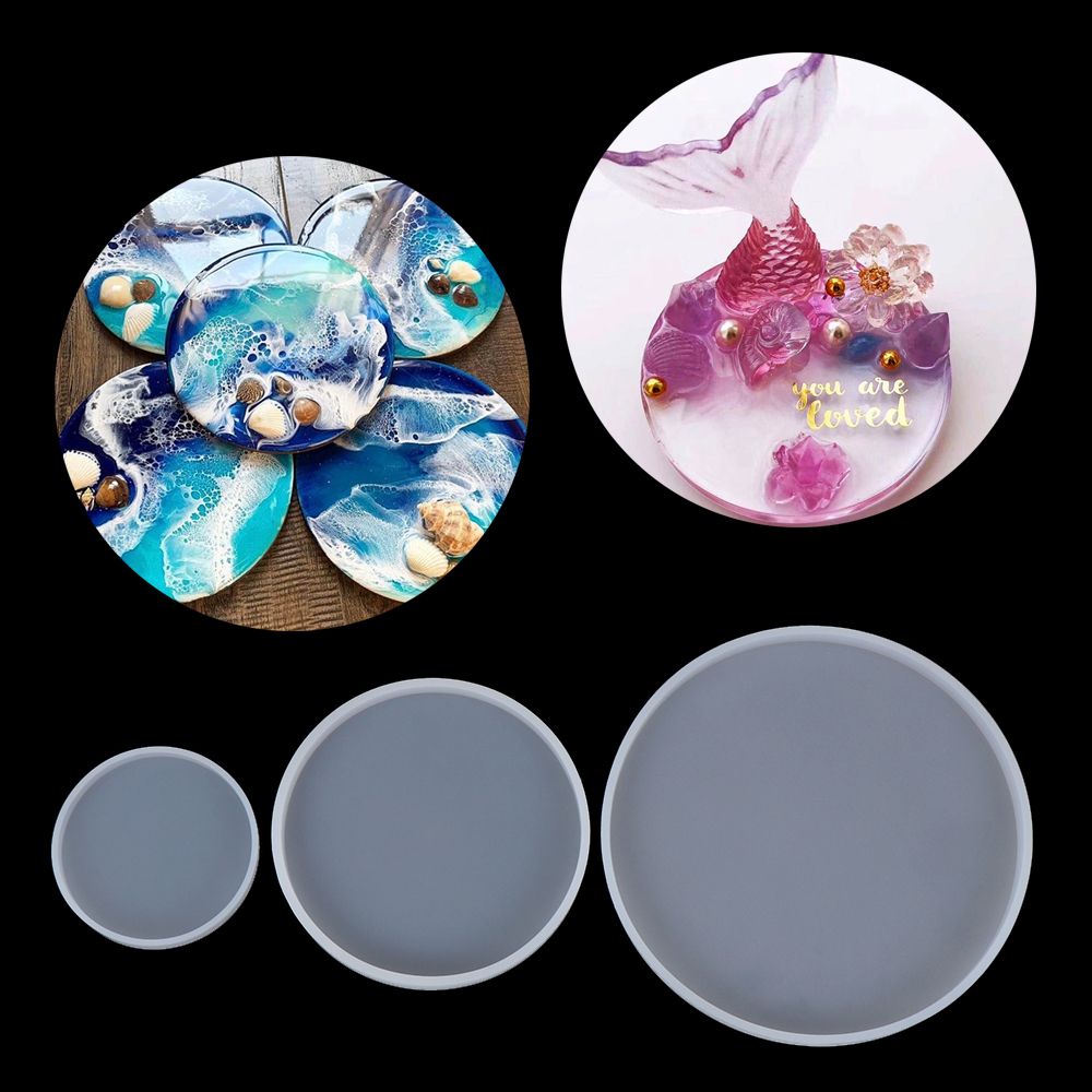 Handmade Pendant Agate Fluid A - Coaster Mold Round 评论和价格