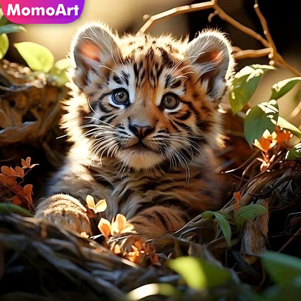 Momoart Diamond Painting Tiger - Resin Craft For Beginners 评论和价格