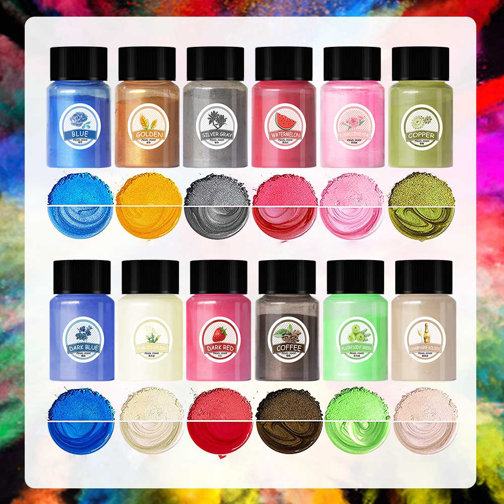 10ml Pearl Powder Epoxy Resin  - Resin Pigment Set 评论和价格
