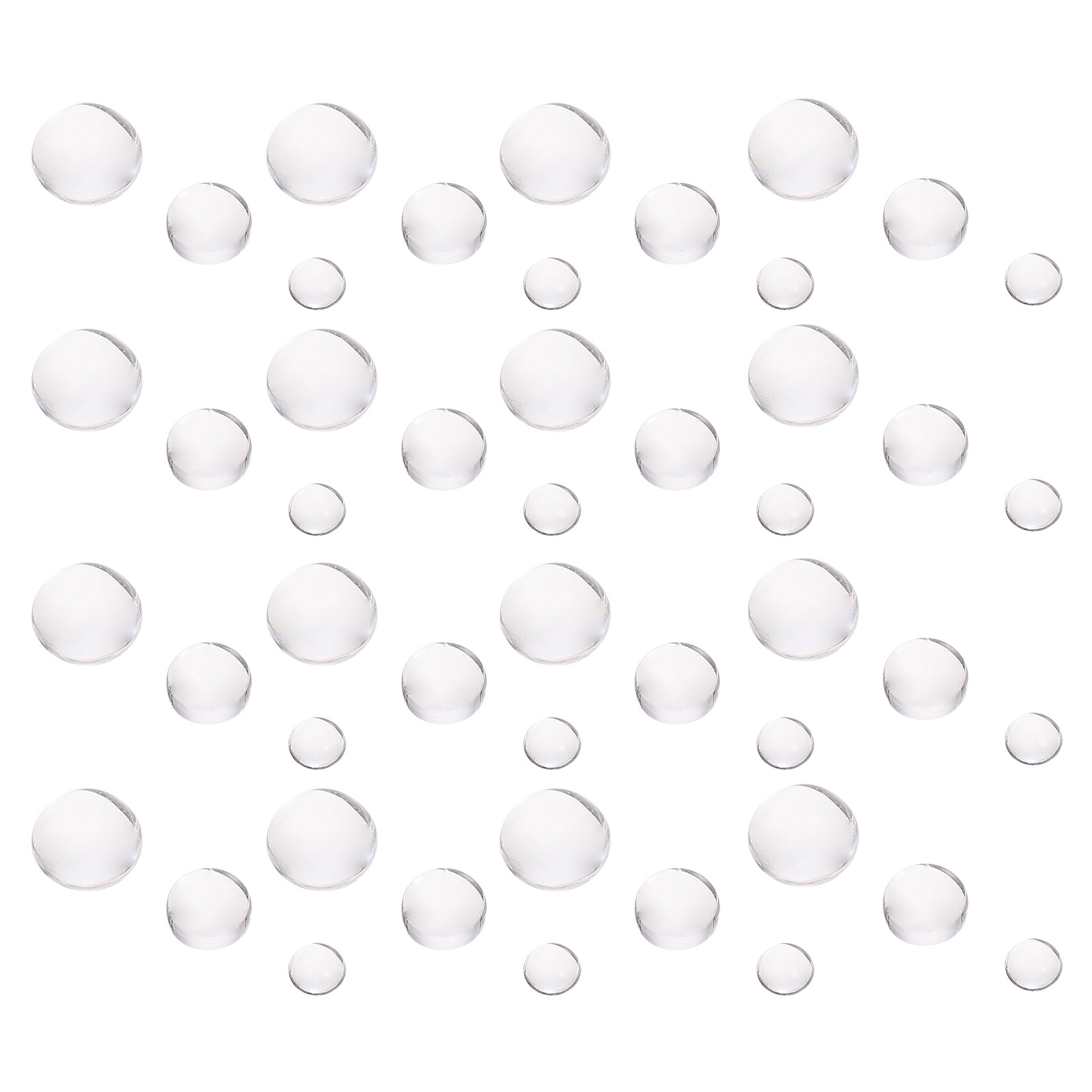 350Pcs Flat Round Resin Patche - Resin Craft Material 评论和价格