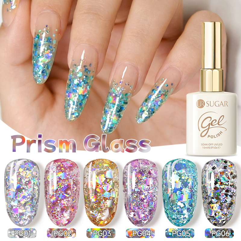 UR SUGAR 6PCS Chunky Glitter G - Resin Glitter Pack 评论和价格