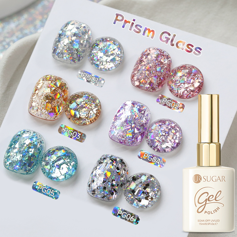 UR SUGAR 6PCS Chunky Glitter G - Resin Glitter Pack 评论和价格