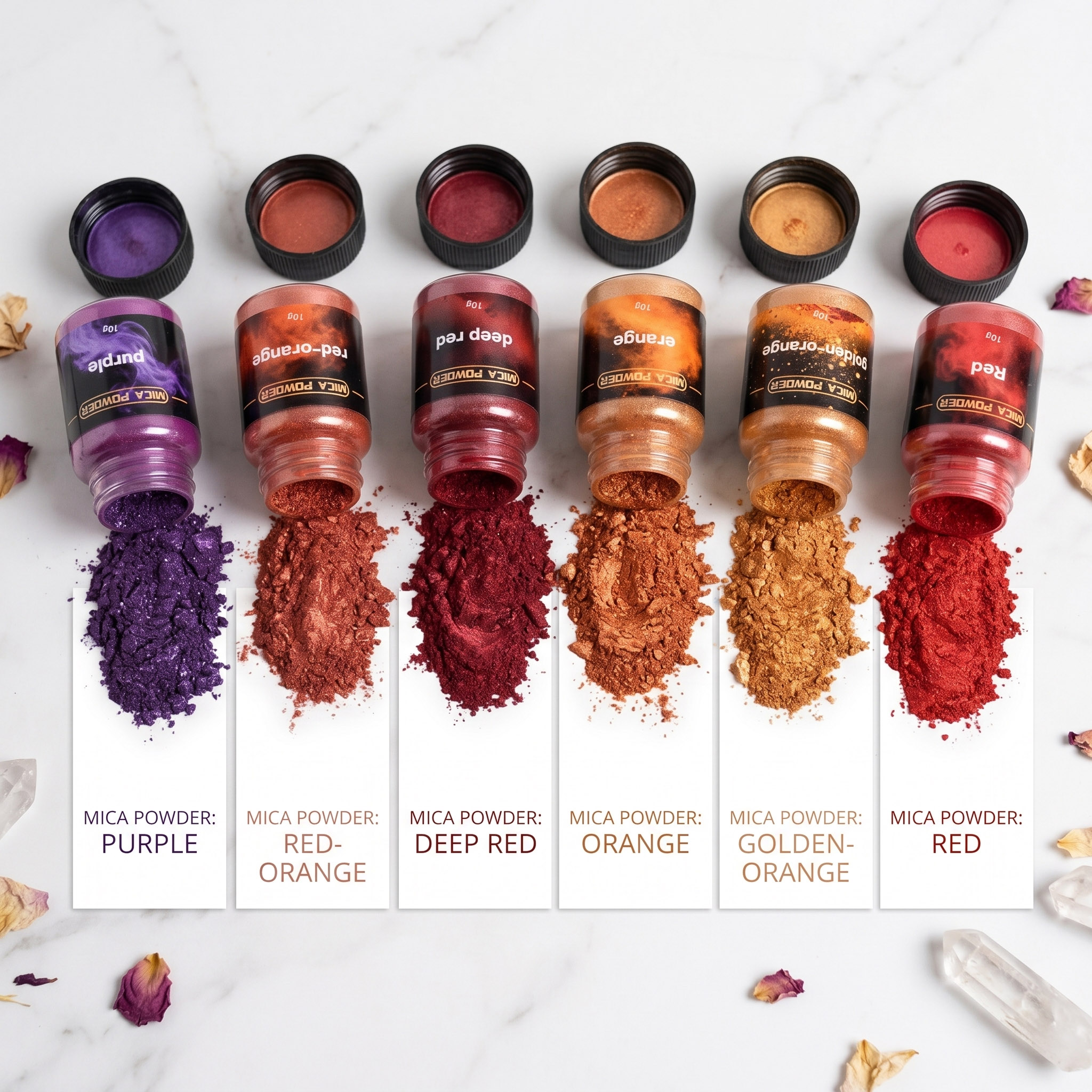 6Colors/Sets metallic powder p - Resin Pigment Set 评论和价格