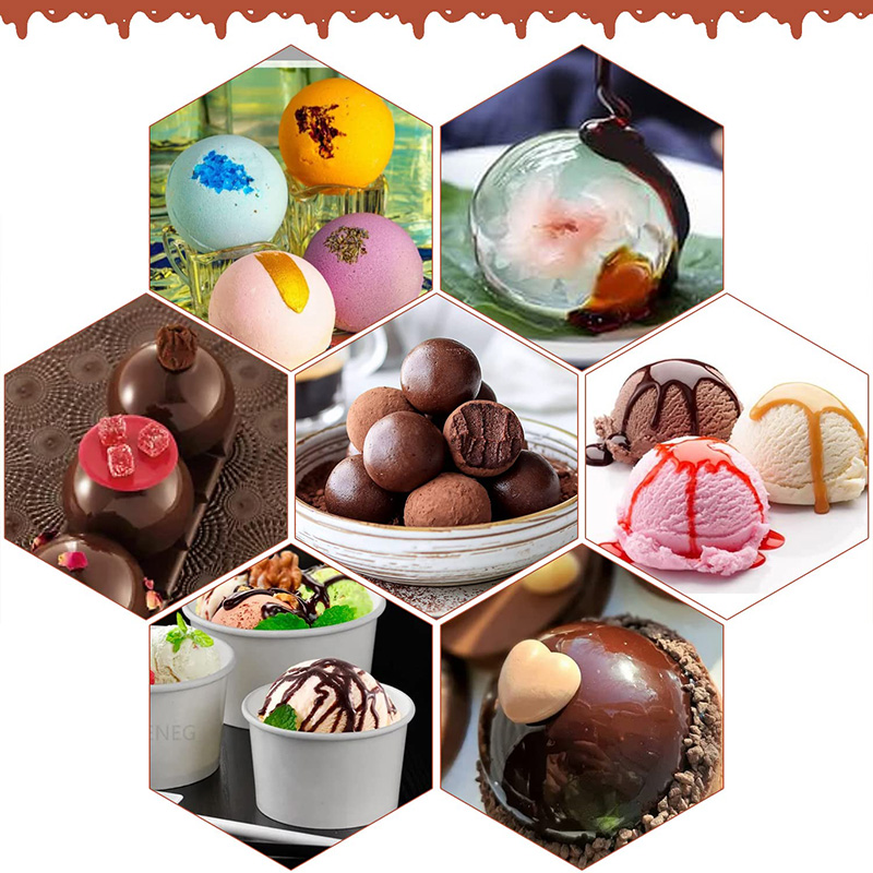 6 Cavities Semicircle Silicone - Coaster Mold Round 评论和价格