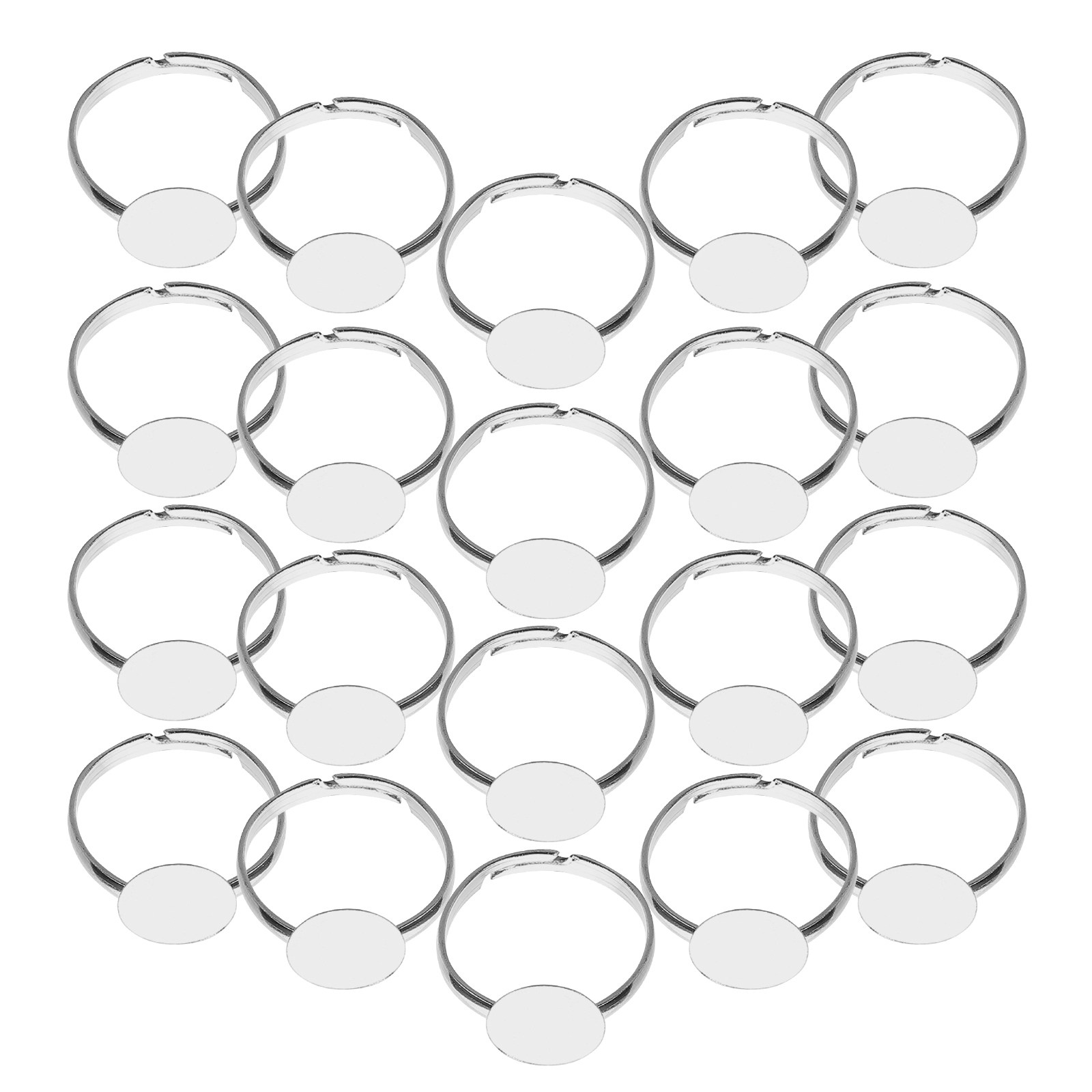 20Pcs Adjustable Blank Ring Fi - Resin Crafts Diy 评论和价格