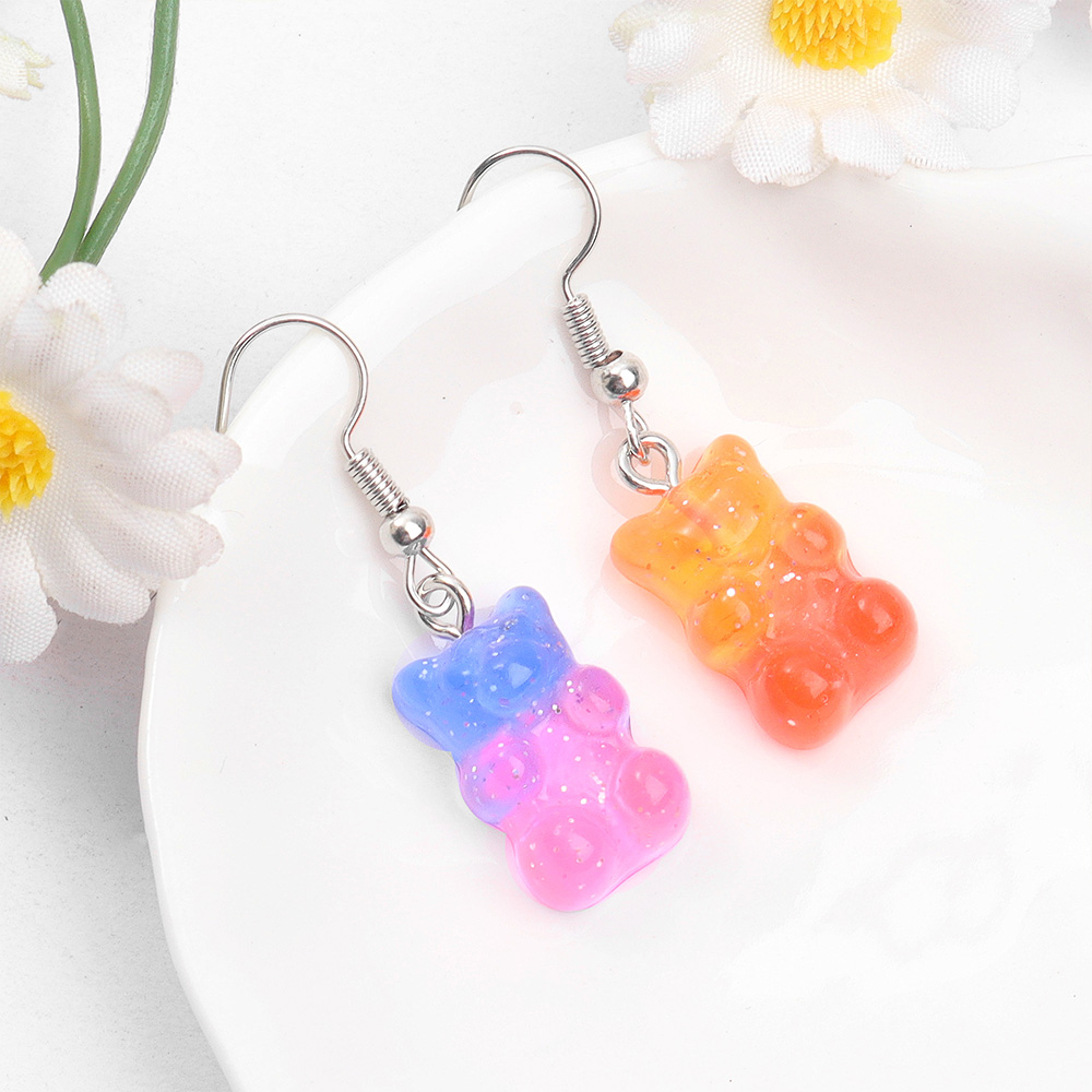 60pcs Dual Color Resin Bear Sh - Resin Craft Material 评论和价格