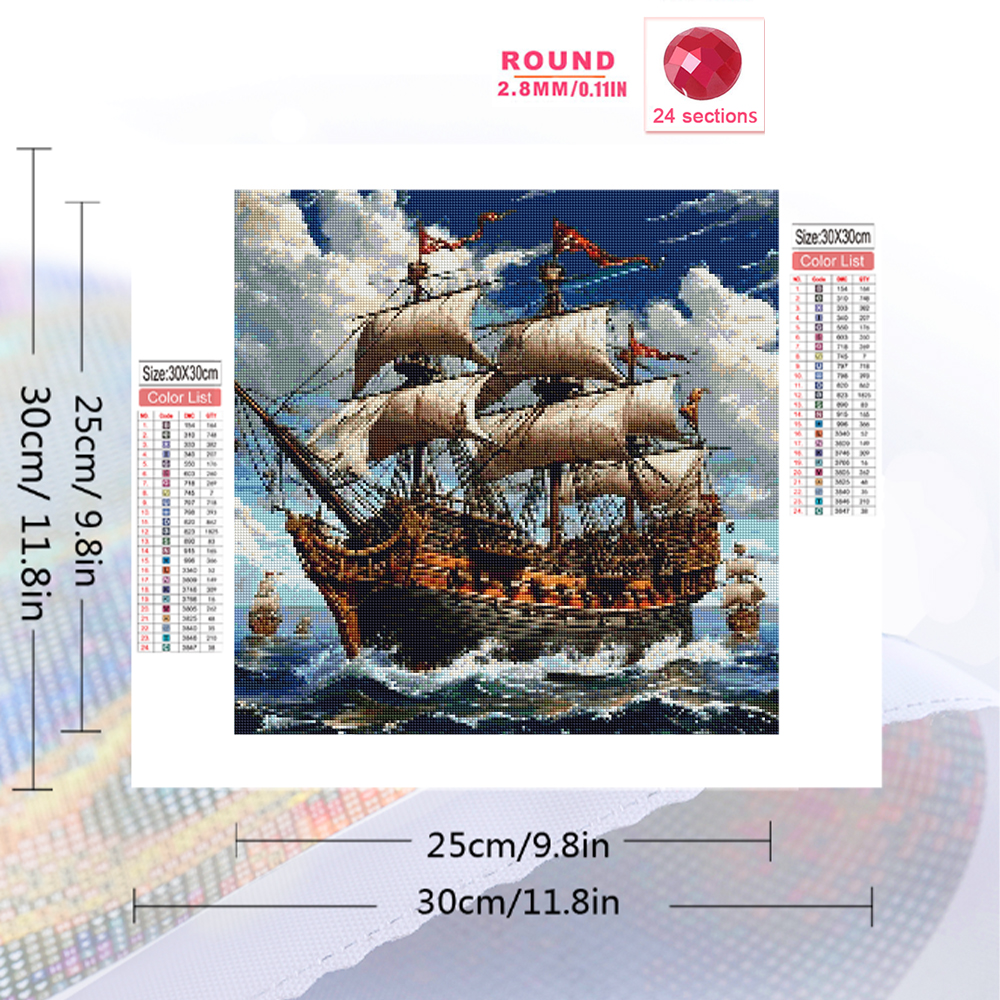 Momoart Diamond Painting Ship  - Resin Craft For Beginners 评论和价格