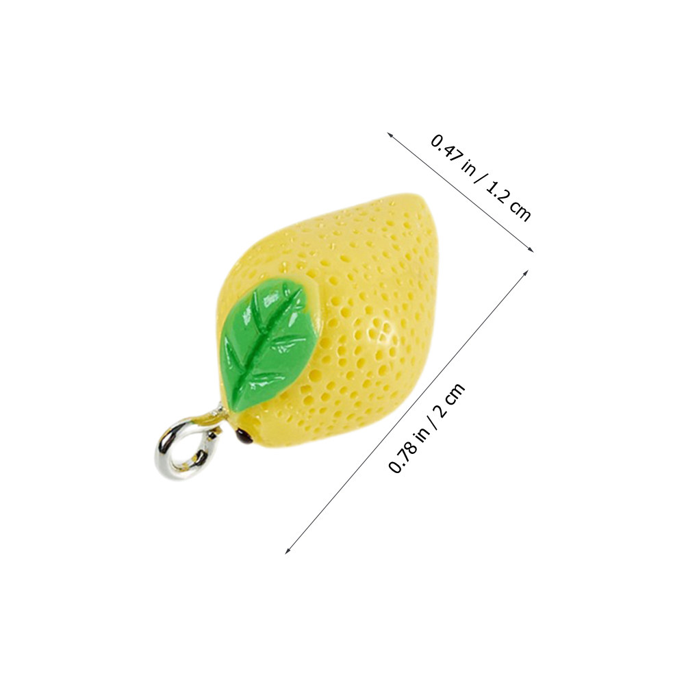 10Pcs Mini Lemon Charms Resin  - Resin Crafts Diy 评论和价格