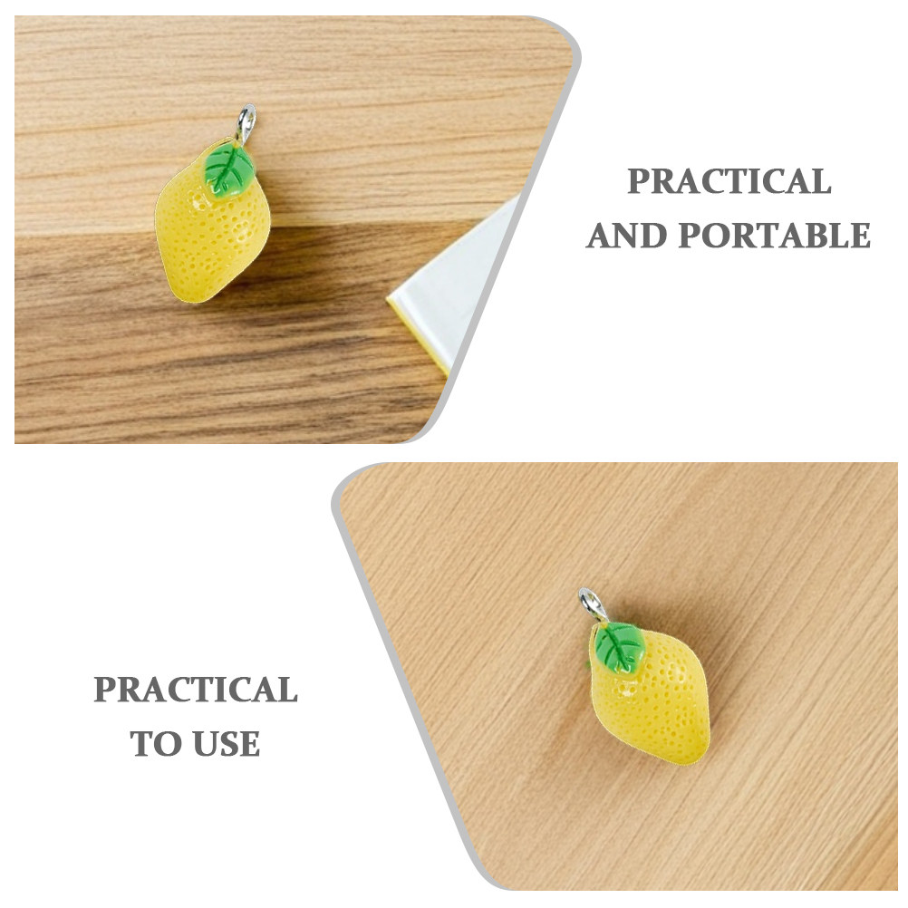 10Pcs Mini Lemon Charms Resin  - Resin Crafts Diy 评论和价格
