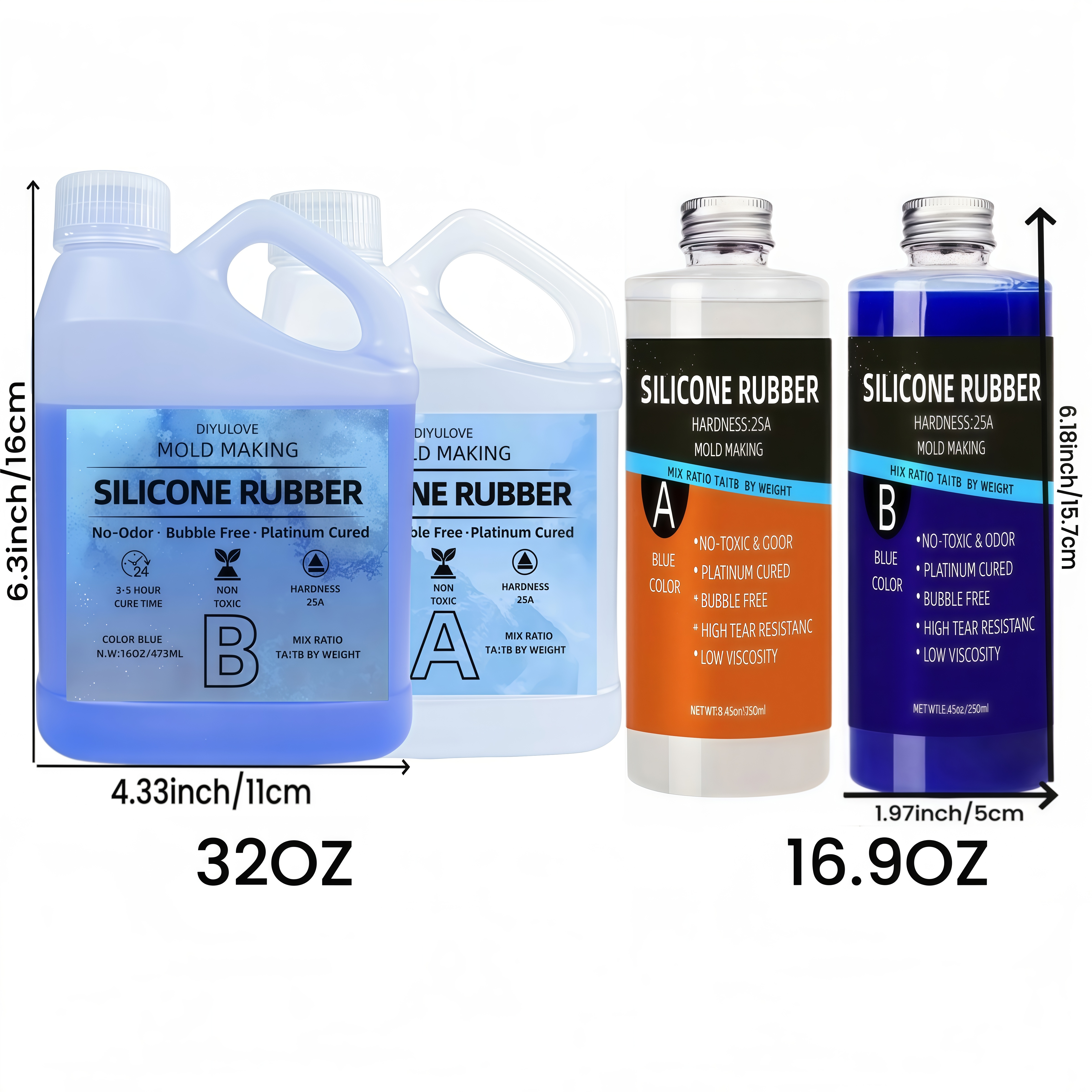 32oz High-Performance Silicone - Epoxy Uv Resin Kit 评论和价格
