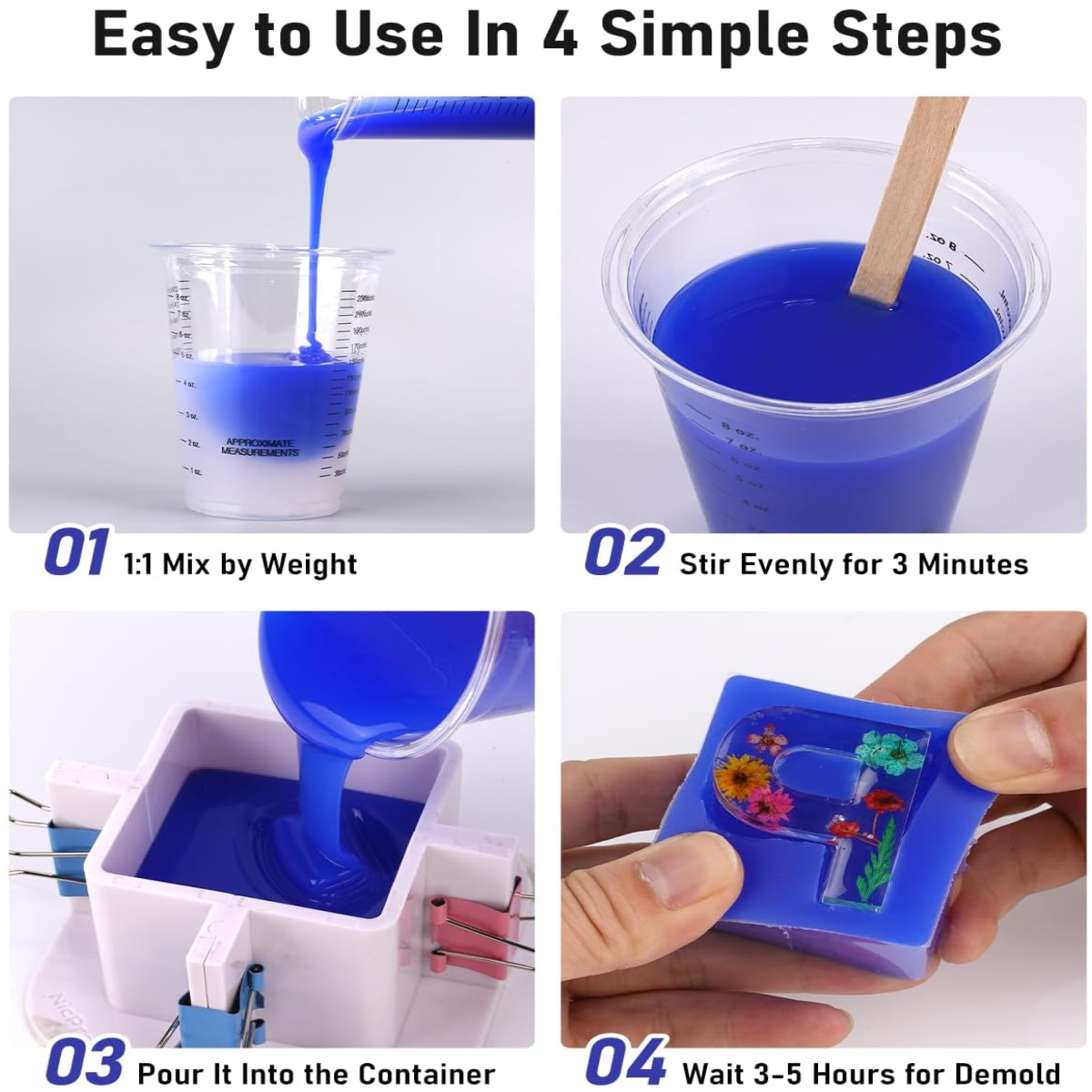 32oz High-Performance Silicone - Epoxy Uv Resin Kit 评论和价格