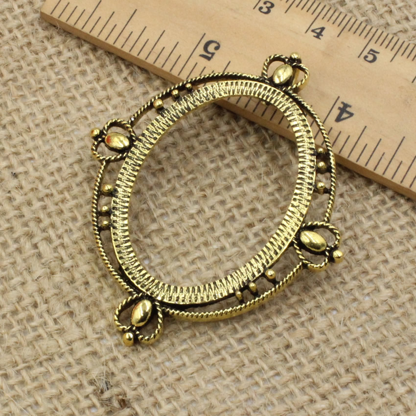 Fit 30x40mm Oval Cabochon Anti - Bezels Set Pendant 评论和价格