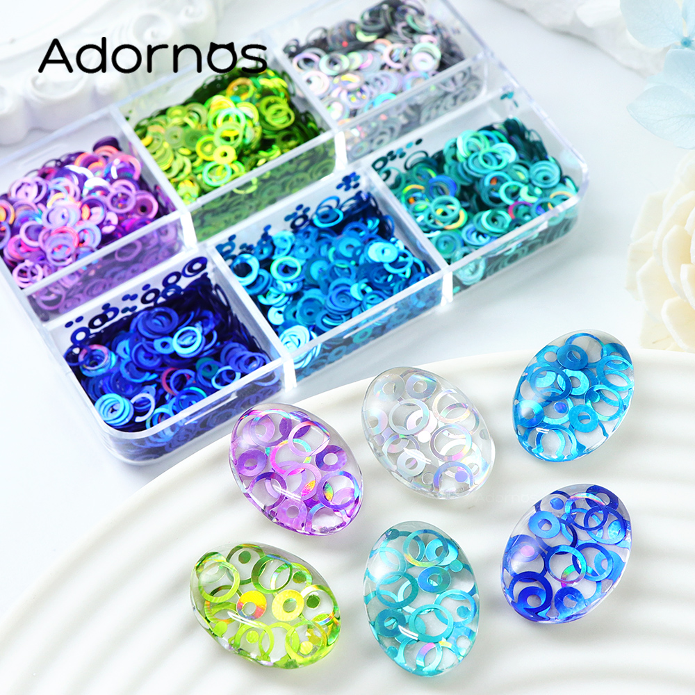 Holographic Bubble Glitter For - Resin Pigment Set 评论和价格