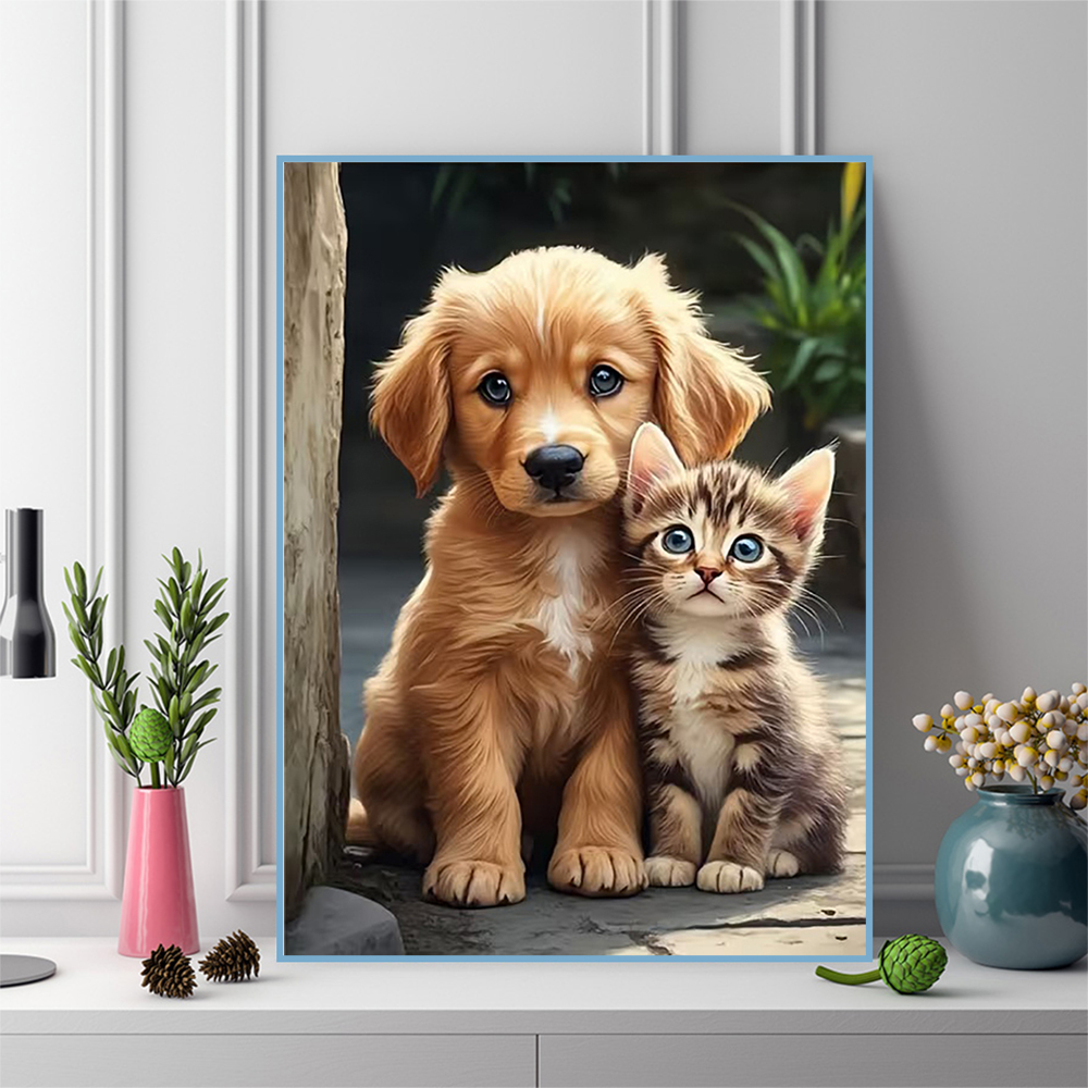 Momoart Diamond Embroidery Dog - Resin Craft For Beginners 评论和价格