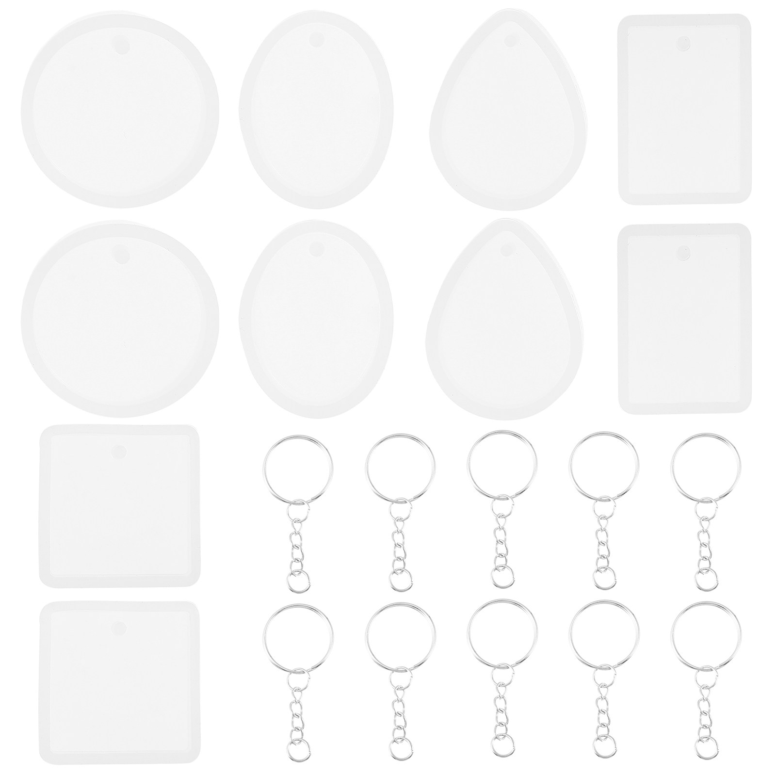 10pcs Pendant Mold Set Silicon - Resin Crafts Diy 评论和价格
