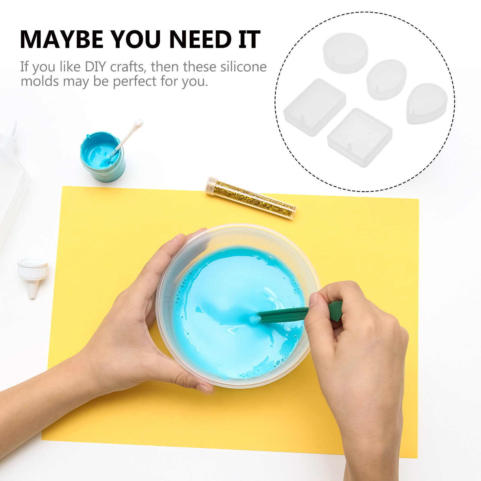 10pcs Pendant Mold Set Silicon - Resin Crafts Diy 评论和价格