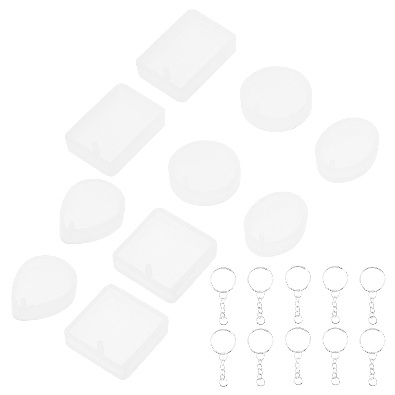 10pcs Pendant Mold Set Silicon - Resin Crafts Diy 评论和价格