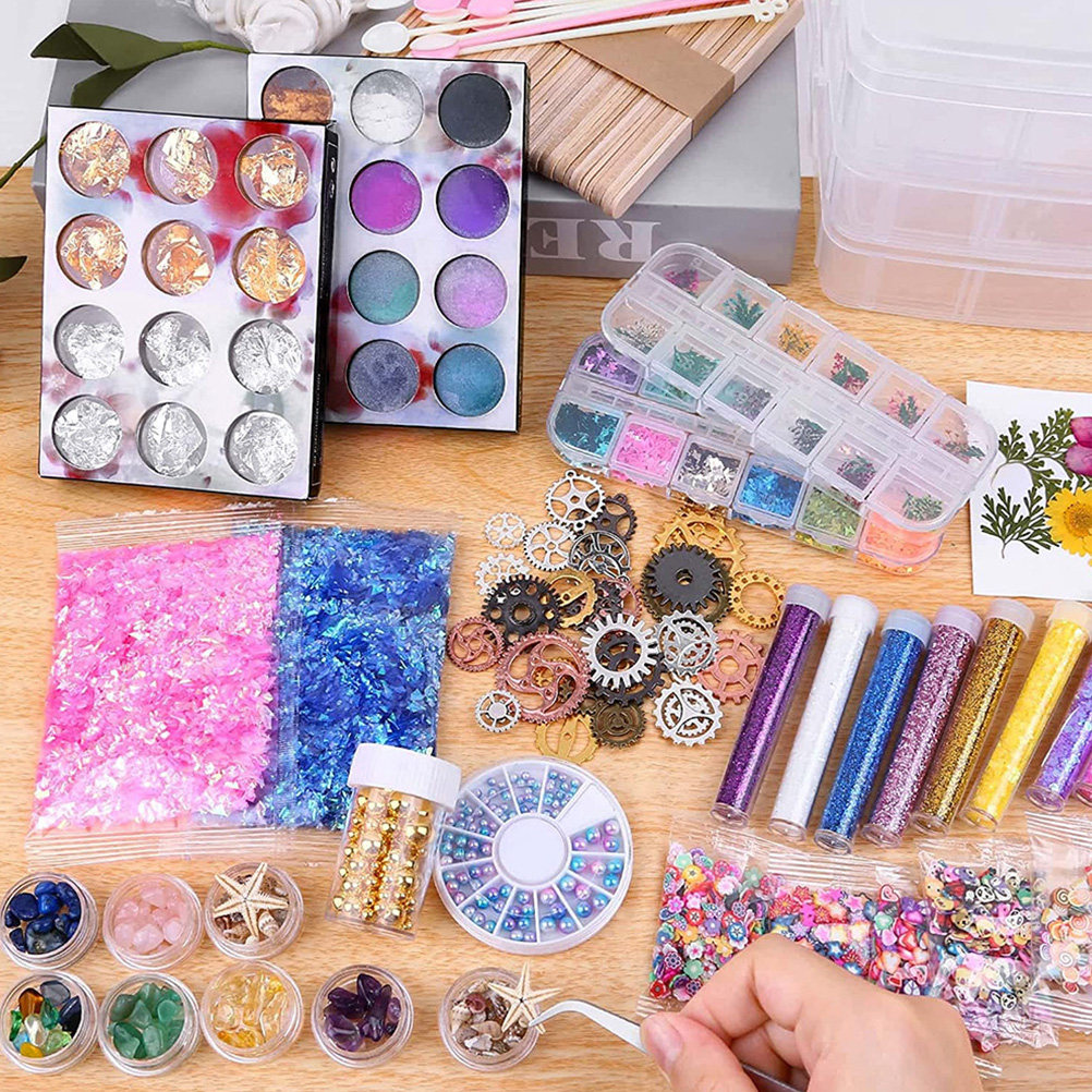 1Set Crystal Epoxy Resin Craft - Resin Craft For Beginners 评论和价格