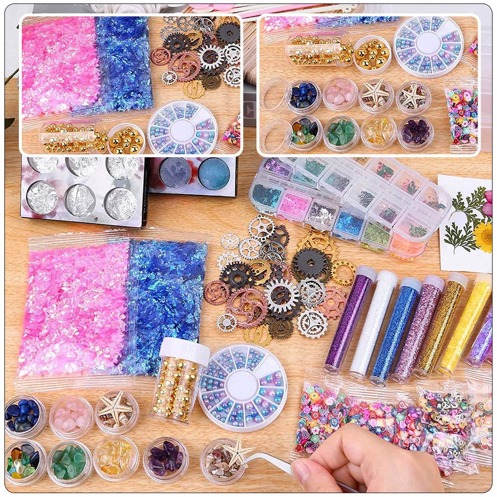 1Set Crystal Epoxy Resin Craft - Resin Craft For Beginners 评论和价格