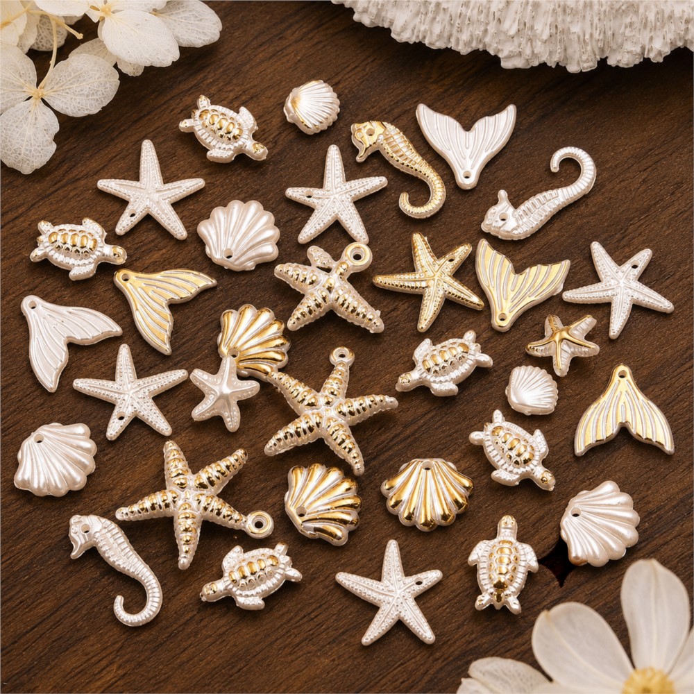 30/50g Mix Random Summer Starf - Resin Crafts Diy 评论和价格