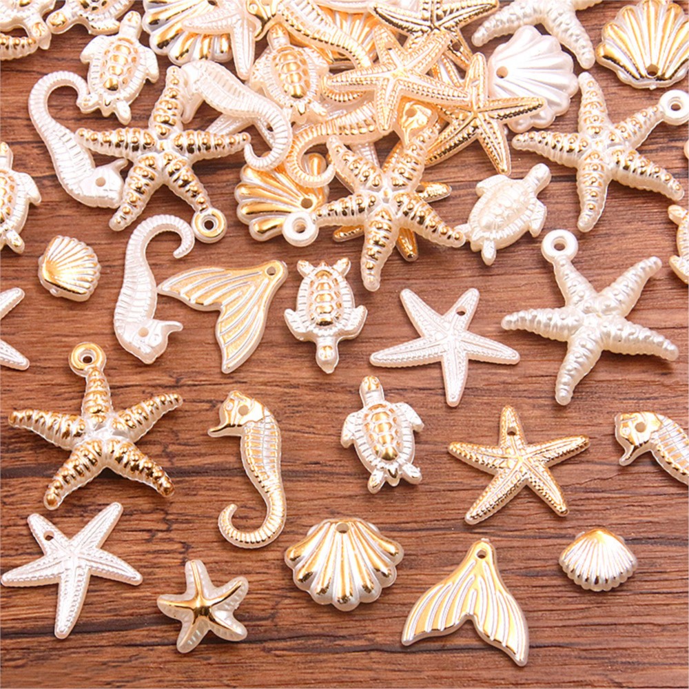 30/50g Mix Random Summer Starf - Resin Crafts Diy 评论和价格